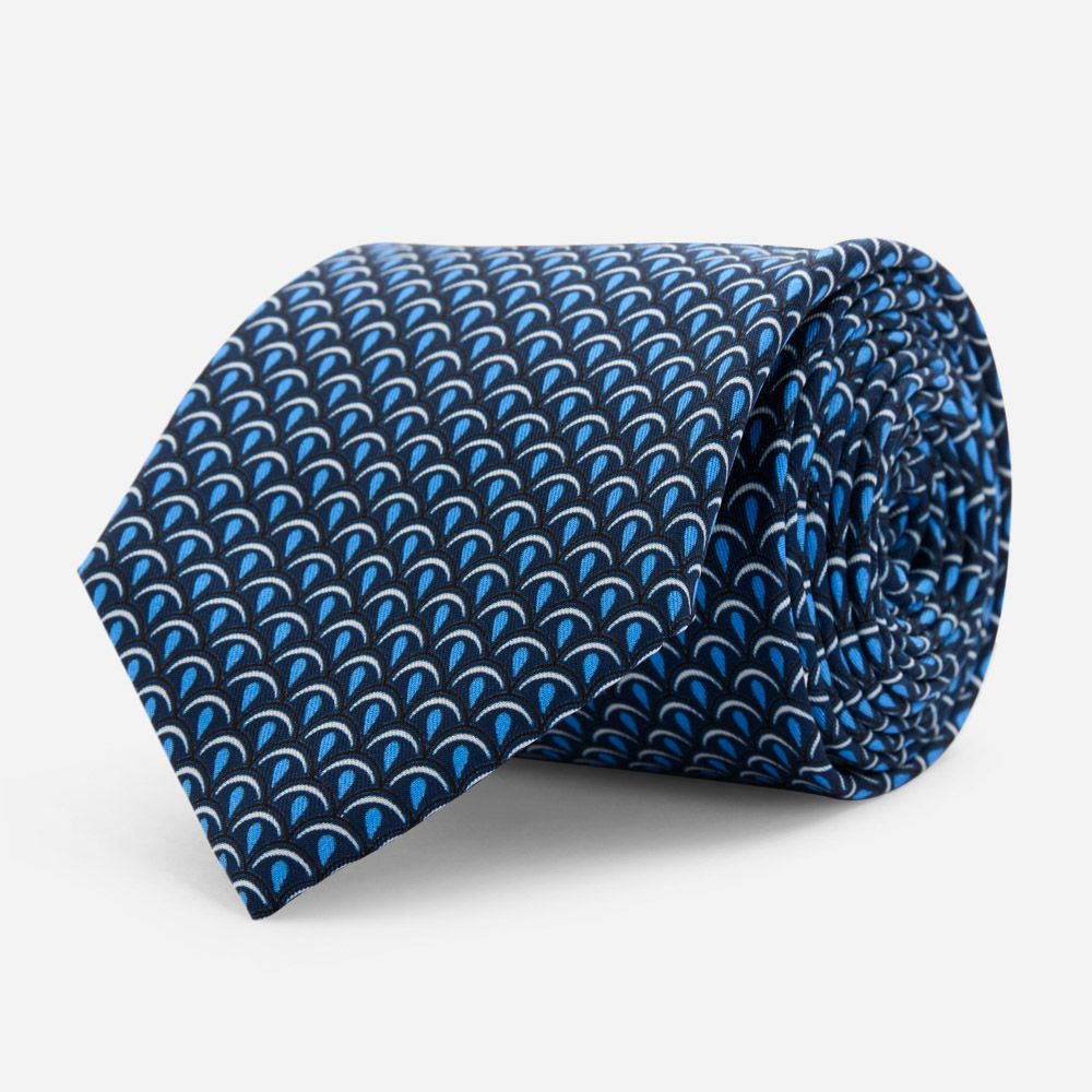 SILK TIE - BLUE, Ferner Jacobsen