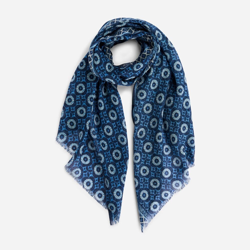 WOOL SCARF - LIGHT BLUE, Ferner Jacobsen