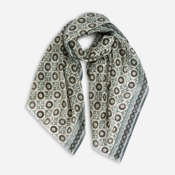 WOOL SCARF - AQUA, Ferner Jacobsen